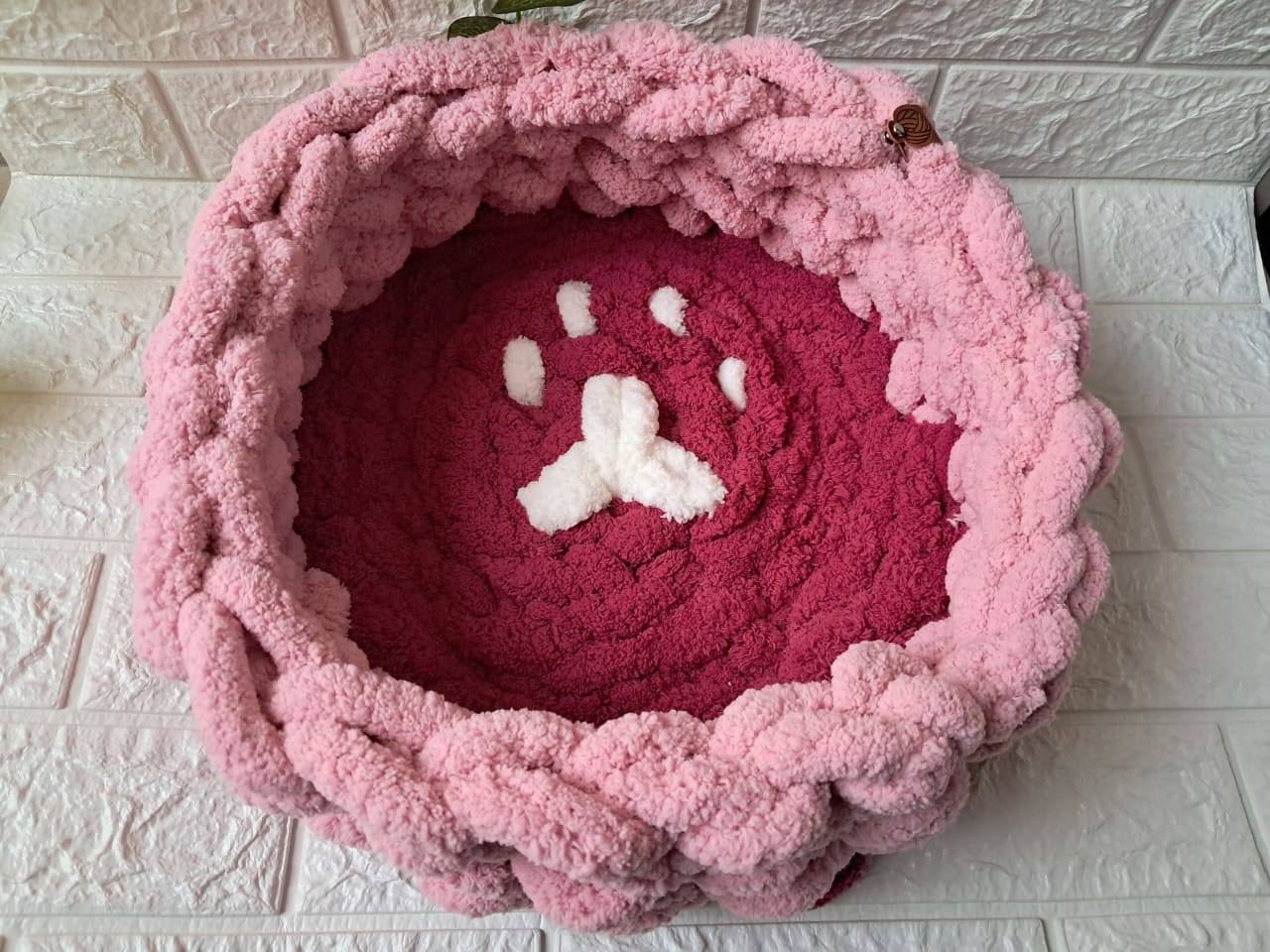 Chunky Yarn Pet Bed