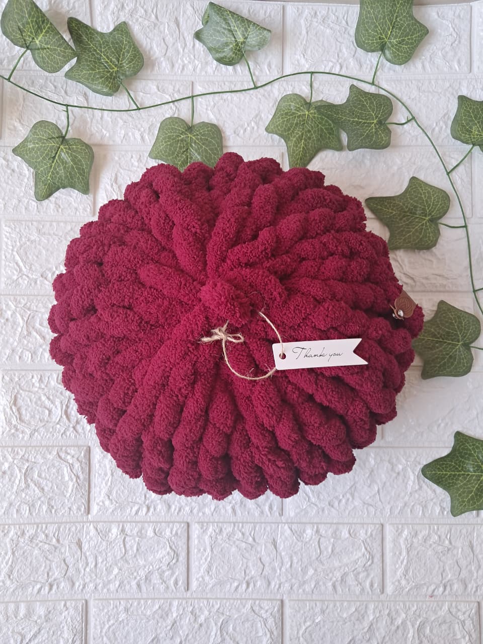 Heart‑Shaped Chunky Yarn Decor
